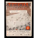 Football, 1945-1950 Bohemian AFC, programmes. Eighteen programmes for Bohemians matches at Dalymount