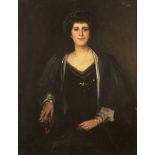 Sir John Lavery RA RSA RHA (1856-1941) PORTRAIT OF LADY BARRON TOTTIE, 1905 oil on canvas signed