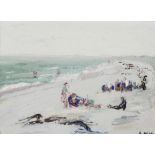 Letitia Marion Hamilton RHA (1878-1964) MISTY DAY, PORTMARNOCK, COUNTY DUBLIN oil on board signed