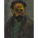 George Campbell RHA (1917-1979) PORTRAIT OF A MAN oil on board signed lower right The Art Collection