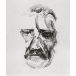 Louis le Brocquy HRHA (1916-2012) JOHN MILLINGTON SYNGE, 1981 collotype lithograph on Rives paper (