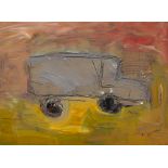 Basil Blackshaw HRHA RUA (1932-2016) GREY VAN oil on board signed lower right Acquired directly from