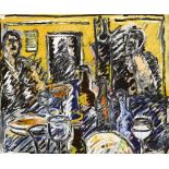 Philip Kelly (1950-2010) BAR, SLIGO / MEXICO [CONNOLLY'S] 2005 oil on canvas signed, titled and