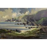 George K. Gillespie RUA (1924-1995) NEAR MULROY BAY, COUNTY DONEGAL oil on canvas signed lower