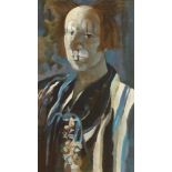 George Campbell RHA (1917-1979) COCO THE CLOWN oil on board signed with dedication [to Martin] lower