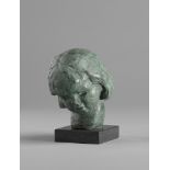 Melanie le Brocquy HRHA (b.1919) HEAD OF CHILD, 1988 bronze; (no. 6 from an edition of 6) signed