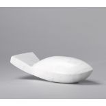 Dick Joynt (1938-2003) FISH Carrara marble; (unique) 4 by 14 by 5.75in. (10.2 by 35.6 by 14.6cm)