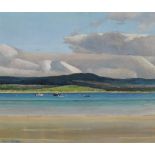 Robert Taylor Carson HRUA (1919-2008) BEACH AT DOWNINGS, COUNTY DONEGAL oil on board signed lower