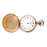 A rolled gold cased Elgin Hunter pocket watch and an Elgin rolled gold cased hunter.