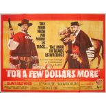 For a Few Dollars More 1965, United Artists, starring Clint Eastwood, Lee Van Cleef, Gian Maria