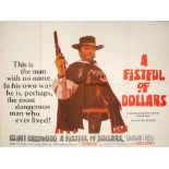 A Fistful of Dollars 1964, United Artists, starring Clint Eastwood, Gian Maria Volontè, Marianne