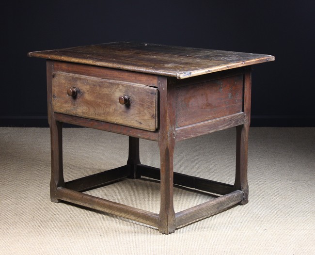 An 18th Century Joined Oak Welsh Country Table.