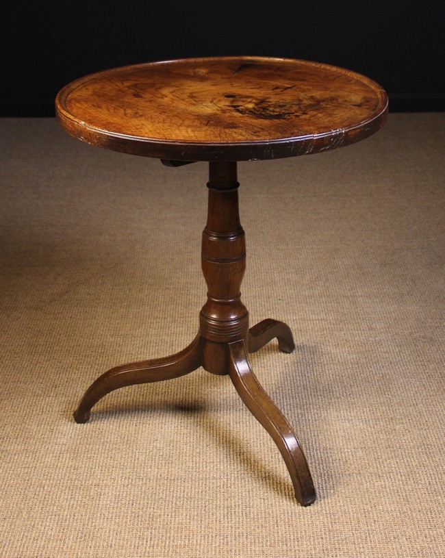 A Fine George III Tilt-top Tripod Table of warm rich colour and patination.