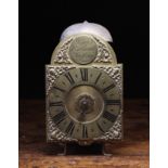 A Small Brass Lantern Clock with alarum.