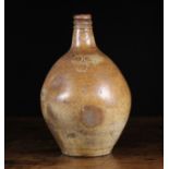 An 18th Century Saltglazed Stoneware Flagon.