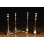 Two Pairs of Late 18th Century Neo-Classical Candlesticks.