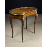 A Louis XVI Style Marquetry Table Ambulante.
