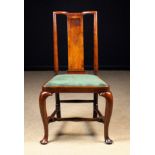 A George I Walnut Side Chair attributed to William Old & John Ody, St Paul's Churchyard workshop,