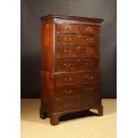 A George III Mahogany Chest on Chest.