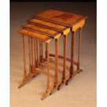 A Fine Edwardian Quartetto of Satinwood Tables.