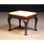 A Georgian Mahogany Stool.