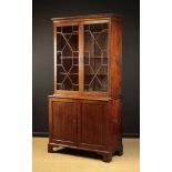 A Handsome George III Mahogany Bookcase.