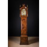 A Fine Early 18th Century Figured Walnut Longcase Clock with eight day movement by William