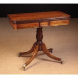A Regency Style Rosewood Games Table.