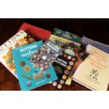 A Collection of Seven Button Collector's Reference Books,