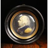 A Fine Portrait Medallion of Louis XVIII Roi de France, 2¾ ins (7 cms) in diameter,