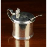 A Silver Mustard Pot hallmarked London 1853 with George Richards maker's mark,