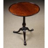 A 19th Century Mahogany Tilt-top Tripod Table.