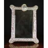 A Silver Framed Dressing Mirror, hallmarked Chester 1901.