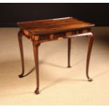 A Fine & Rare Laburnum Table, Circa 1715. The striped timbers of rich contrasting colours.