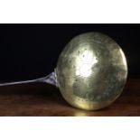 An Early 18th Century Brass Warming Pan.
