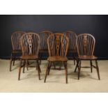 A Set of Six Hoop-backed Windsor Side Chairs attributed to Buckinghamshire Circa 1820.