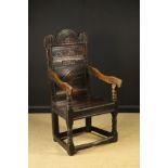 An Oak Wainscot Chair.