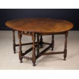 A William & Mary Gateleg Table.