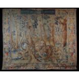 A Succo d'Erba Tapestry Wall Hanging in the Renaissance Style.