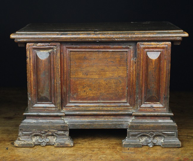 A Late 16th/Early 17th Century Italian Walnut Table Casket.