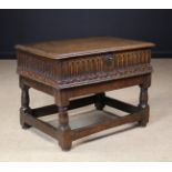 A Late 16th/Early 17th Century Oak Bible Box on Stand.