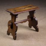 A Rare 16th Century Boarded Stool.