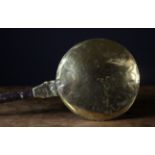 A Late 17th/Early 18th Century Brass Warming Pan.