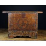 A Small & Unusual Early 17th Century Cedar Wood Fall-front Chest with internal drawers.