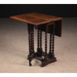 A Small & Fine Charles II Walnut Gateleg Table Circa 1680, of rich colour and patination.