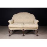 A Small and Attractive Queen Anne Style Settee.