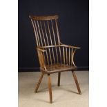 An Ash & Elm Comb Back Windsor Armchair, attributed to the West Country, Circa 1770.