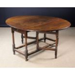 A Large 18th Century Oak Gate Leg Table.