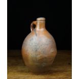 An 18th Century Stoneware Flagon, 12 ins (30 cms) in height.