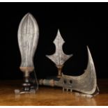 Three Central African Kuba Knives from the Congo to include an 'Ikula' knife with decorative